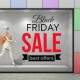 Adesivos para Vitrine Tema Black Friday 23