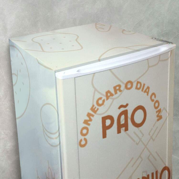 Envelopamento de Geladeira Inteira para Padaria Po Quentinho