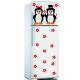Adesivo de Geladeira Casal de pinguim de Cartola