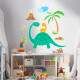 Adesivo de Parede Infantil Mam�e Dinossauro