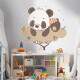 Adesivo de Parede Infantil Panda em Cima da �rvore