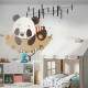 Adesivo de Parede Infantil Panda em Cima da �rvore