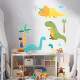 Adesivo de Parede Infantil Turminha Dinossauro