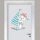 Adesivo de Parede Infantil Ursinho Windsurf