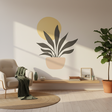 Adesivo De Parede Floral Contemporneo 18 Boho