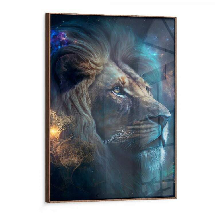 Quadro Decorativo Leo Estrelas