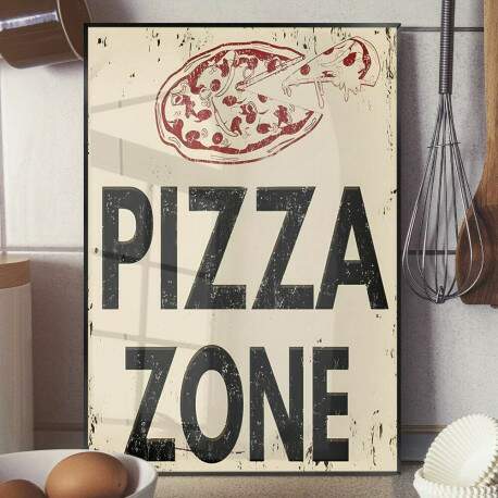 Quadro Decorativo Pizza Zone