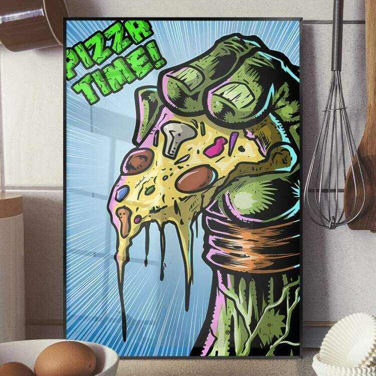 Quadro Decorativo Pizza Time