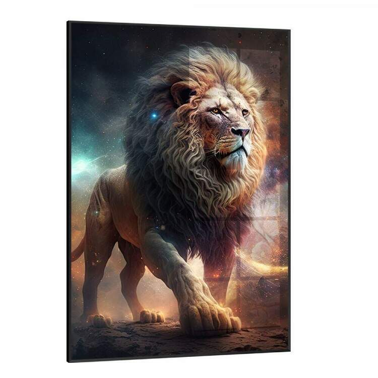 Quadro Decorativo Leo de Jud Caminhando