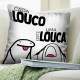 Almofada Dia dos Namorados Florck Para cada Louco existe uma Louca