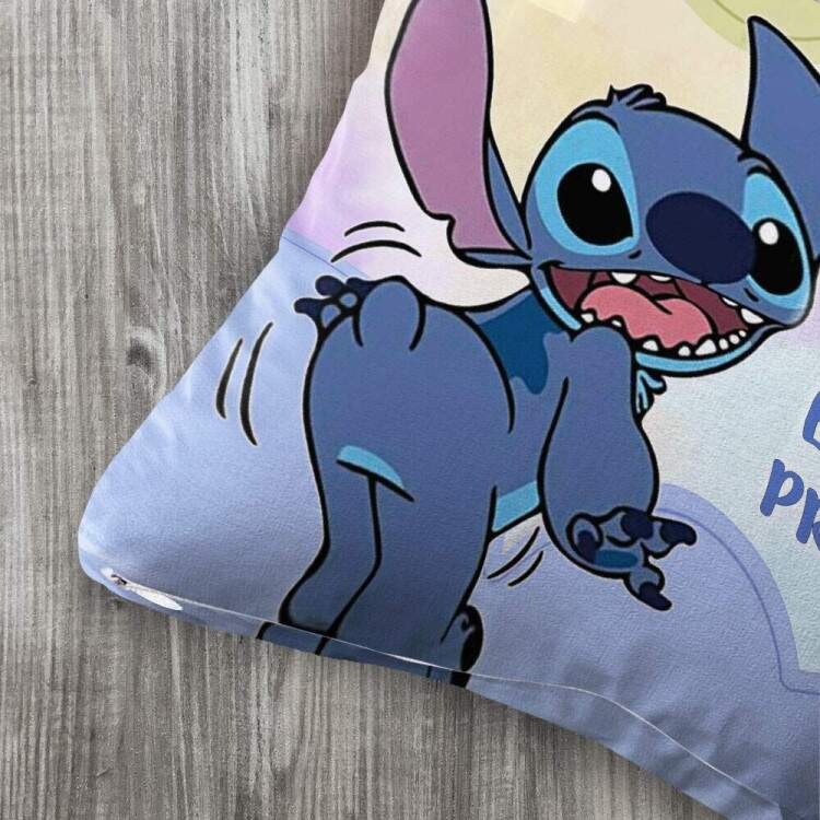 Almofada Dia dos Namorados Lilo e Stitch Porque Eu Sou Seu Esquema Preferido 02