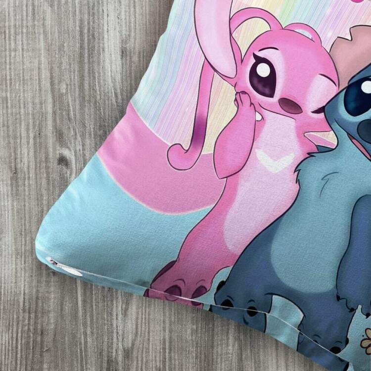 Almofada Dia dos Namorados Lilo e Stitch Voc me faz to bem