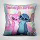 Almofada Dia dos Namorados Lilo e Stitch Voc� me faz t�o bem