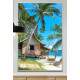 Quadro Decorativo Casa na Praia