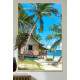 Quadro Decorativo Casa na Praia