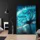 Quadro Decorativo Dente de Le�o Azul