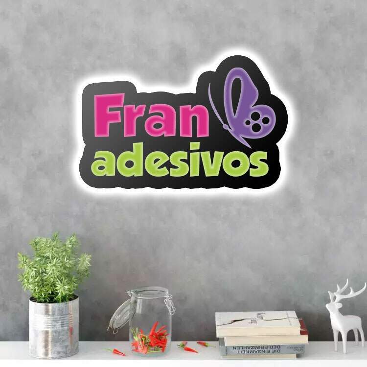 Luminria Decorativa para Parede com sua Logo personalizada