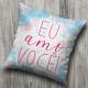 Almofada Dia dos Namorados Eu Amo Voc�