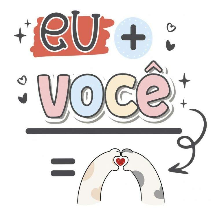 Almofada Dia dos Namorados Eu E Voc  Igual