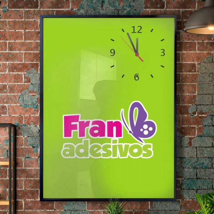 Quadro Decorativo Personalizado com Relgio