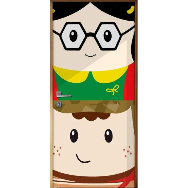 Adesivo Para Porta Chaves E Chiquinha
