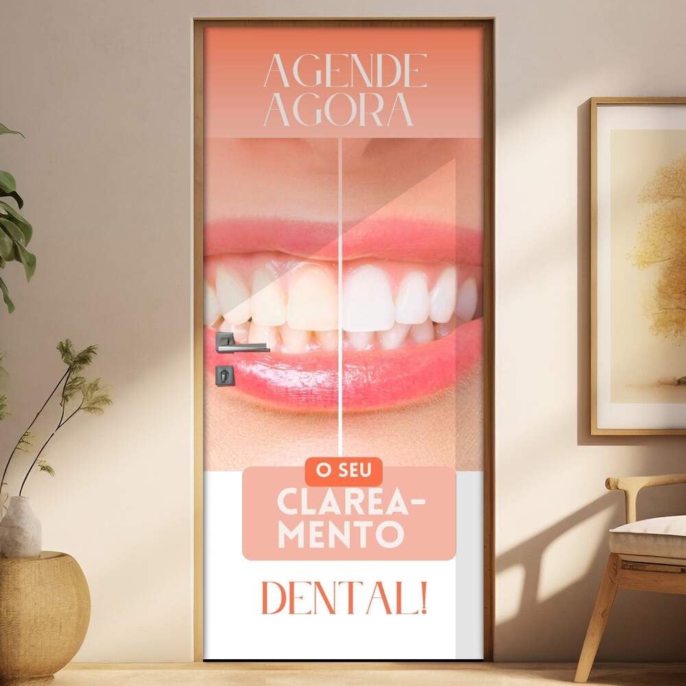 Adesivo Para Porta Dentista mod 03
