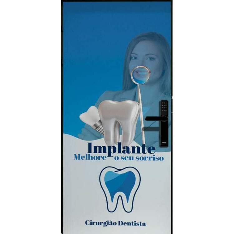 Adesivo Para Porta Dentista mod 05