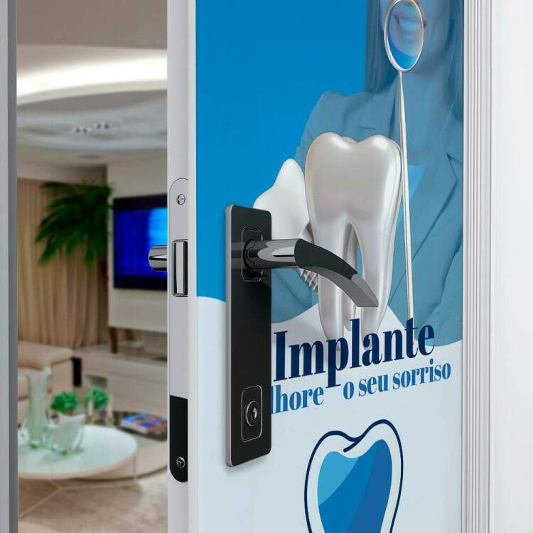 Adesivo Para Porta Dentista mod 05