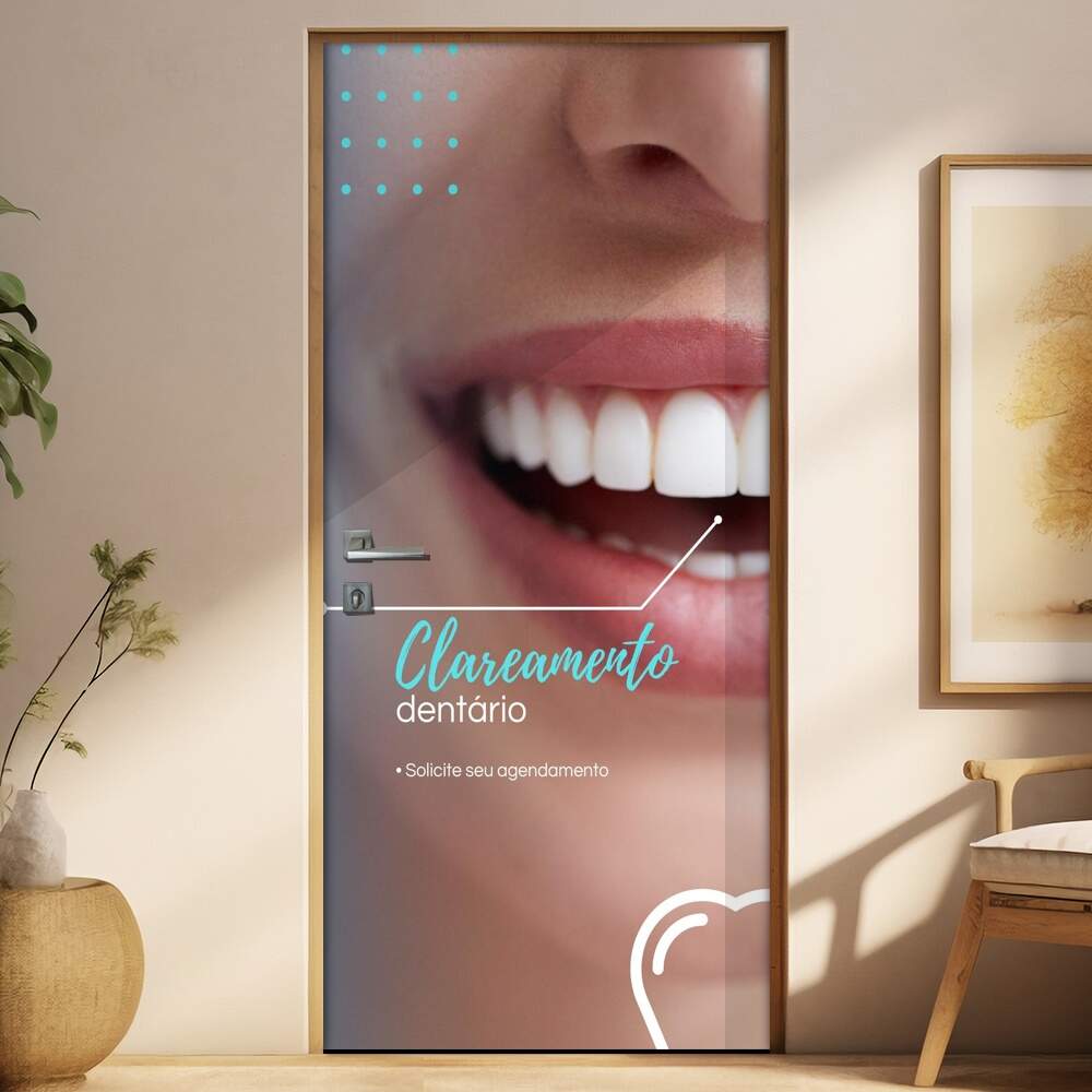 Adesivo Para Porta Dentista mod 10