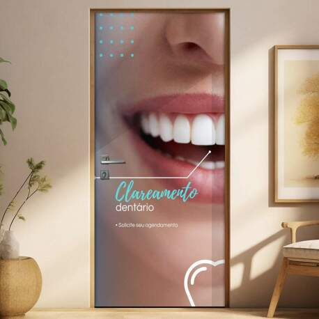 Adesivo Para Porta Dentista mod 10