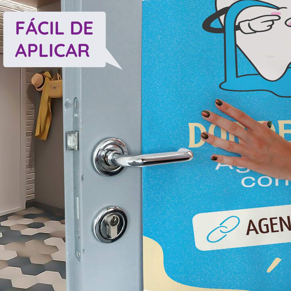 Adesivo Para Porta Dentista mod 12