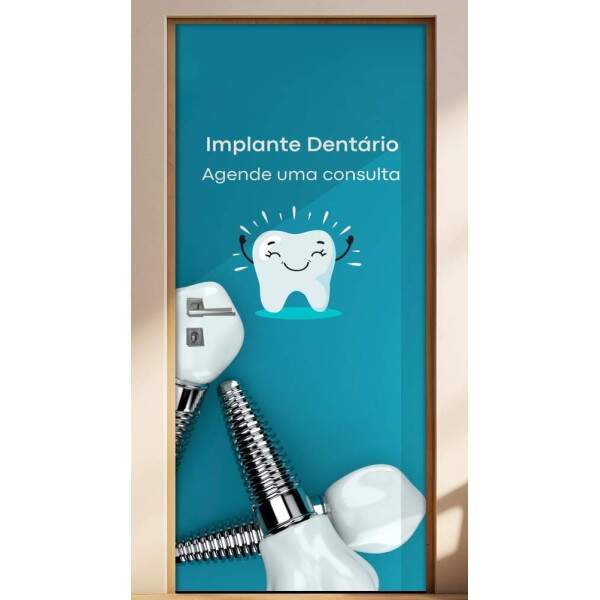 Adesivo Para Porta Dentista mod 13