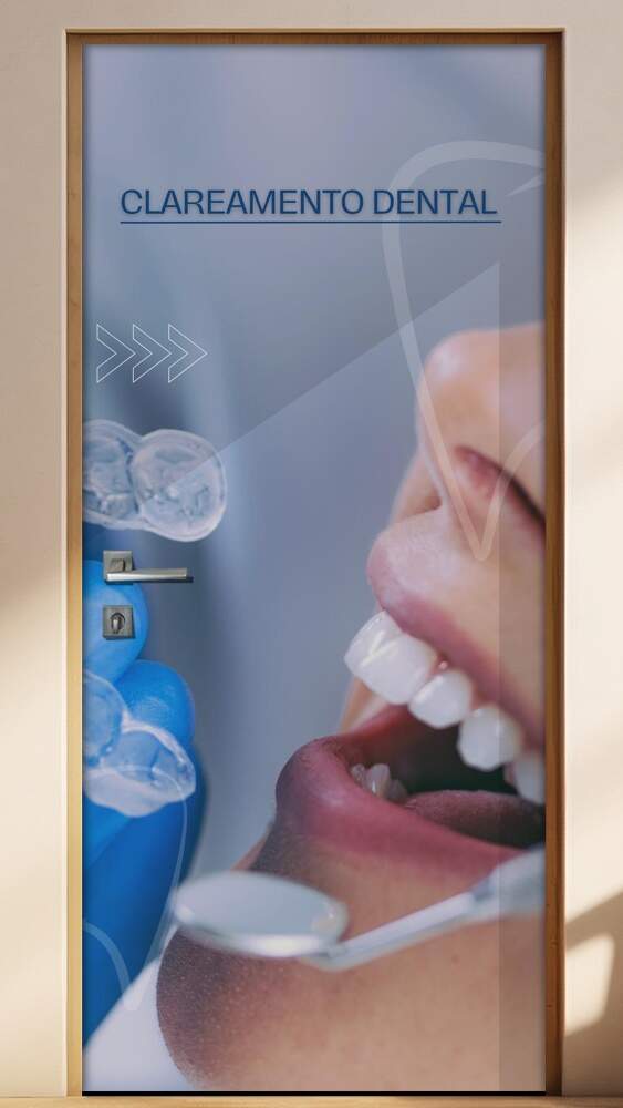Adesivo Para Porta Dentista mod 15