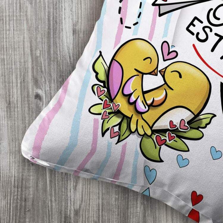 Almofada Dia dos Namorados O Amor Est no Ar