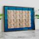 Quadro Decorativo com Dinheiro Notas de 50 Reais com Espelho