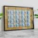 Quadro Decorativo com Dinheiro Notas de Cinco Mil Cruzeiros com Espelho