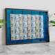 Quadro Decorativo com Dinheiro Notas de Cinco Mil Cruzeiros com Espelho