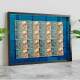 Quadro Decorativo com Dinheiro Notas de 10 Reais Antiga com Espelho