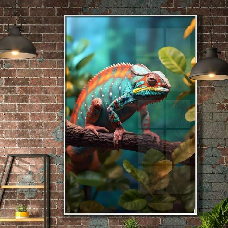 Quadro Decorativo Camaleo