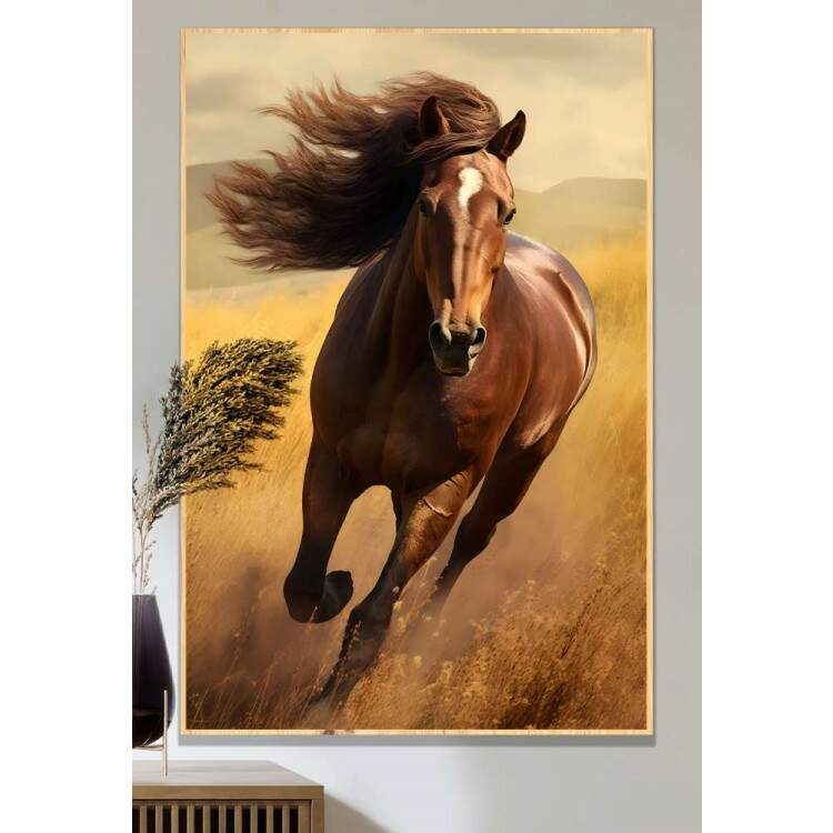 Quadro Decorativo Cavalo Correndo