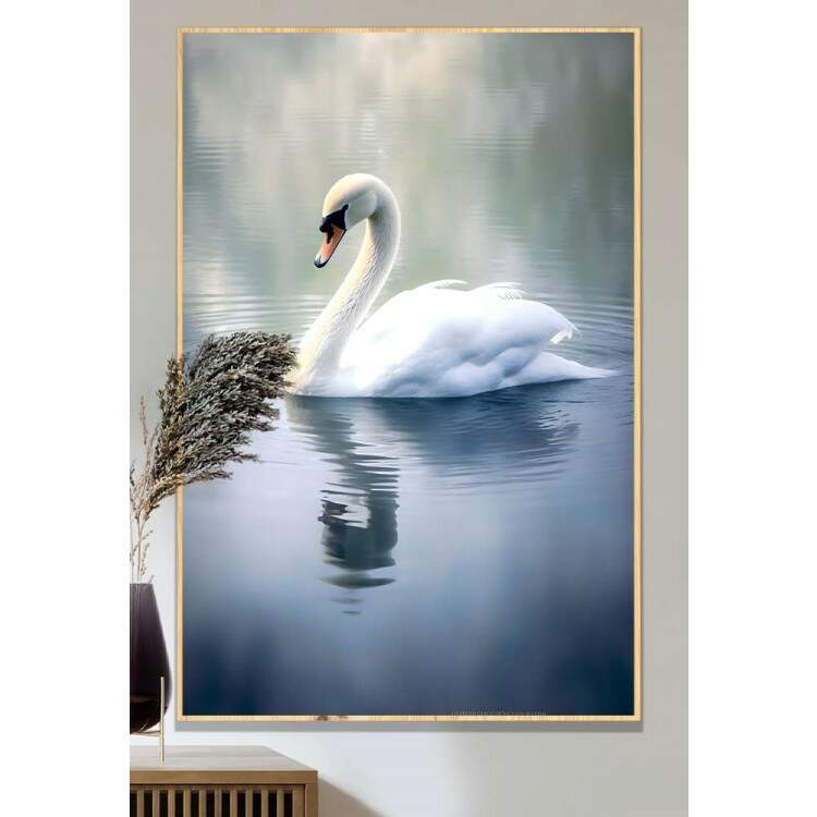 Quadro Decorativo Cisne