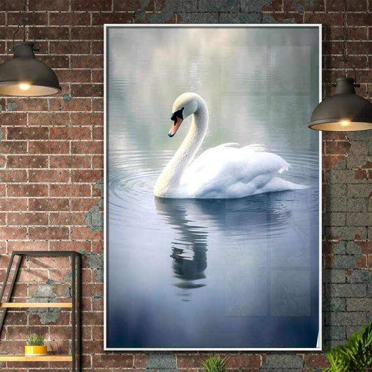 Quadro Decorativo Cisne