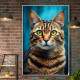 Quadro Decorativo Gato Caramelo