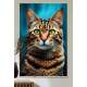 Quadro Decorativo Gato Caramelo