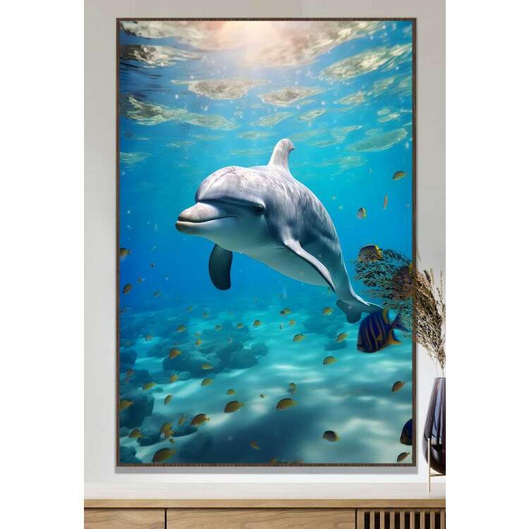 Quadro Decorativo Golfinho