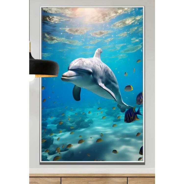 Quadro Decorativo Golfinho
