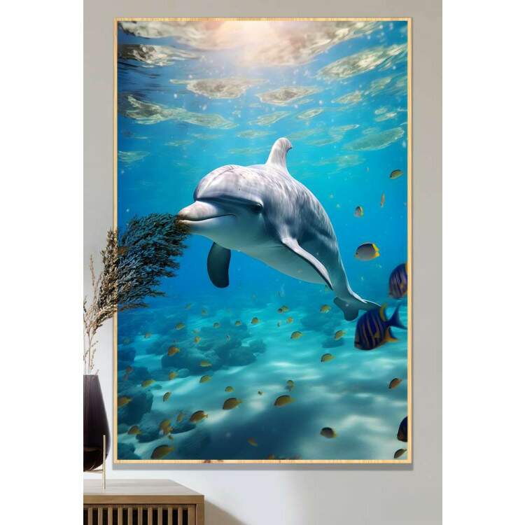 Quadro Decorativo Golfinho