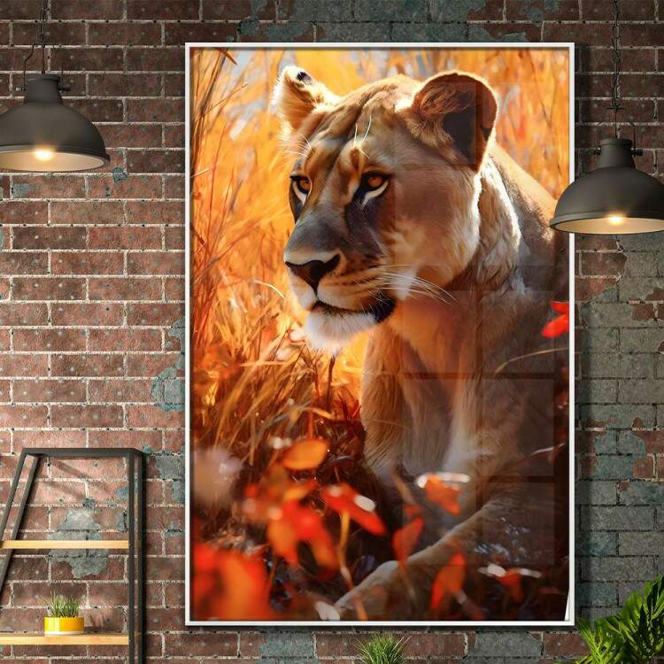 Quadro Decorativo Leoa