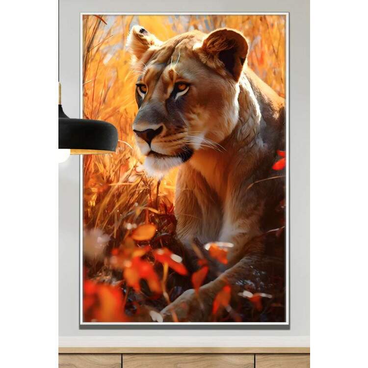 Quadro Decorativo Leoa