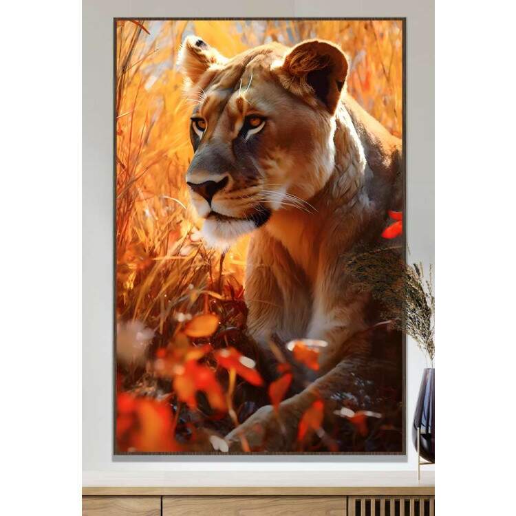 Quadro Decorativo Leoa